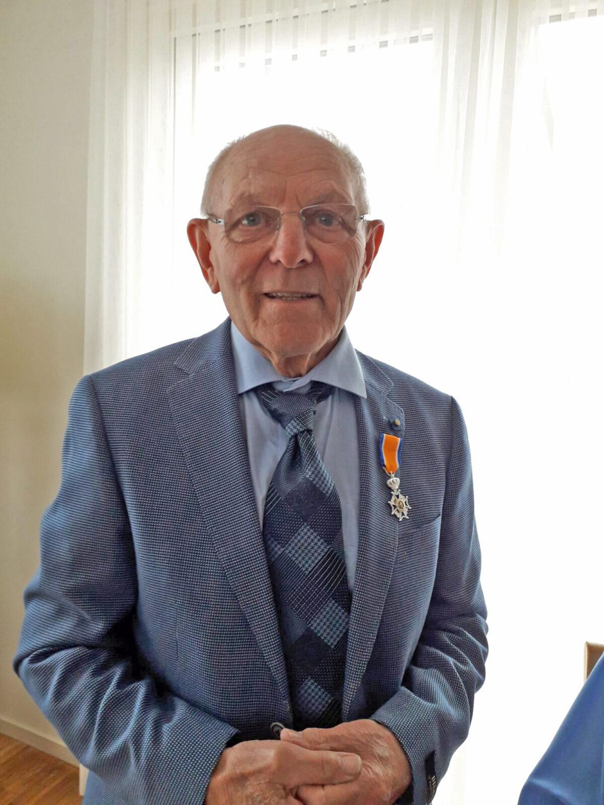 Harrie Michels, lid in de orde van Oranje Nassau